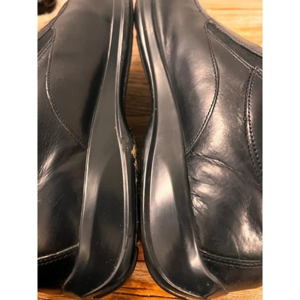 Cole Haan NikeAir Mens‎ Black Leather Slip On Loafer Dress Shoes Size 11 Comfort